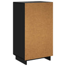 Sko skab 48 x 38 x 87,5 cm Konstrueret træ Sort