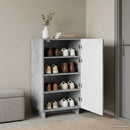 Sko skab 48 x 38 x 87,5 cm Konstrueret træ Betongrå