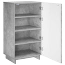 Sko skab 48 x 38 x 87,5 cm Konstrueret træ Betongrå