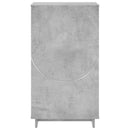 Sko skab 48 x 38 x 87,5 cm Konstrueret træ Betongrå