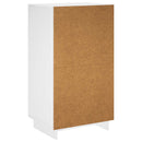 Sko skab 48 x 38 x 87,5 cm Konstrueret træ Hvid højglans