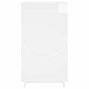 Sko skab 48 x 38 x 87,5 cm Konstrueret træ Hvid højglans