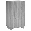 Sko skab 48 x 38 x 87,5 cm Konstrueret træ Grå Sonoma