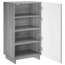Sko skab 48 x 38 x 87,5 cm Konstrueret træ Grå Sonoma