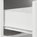 Sko skab 48 x 38 x 87,5 cm Konstrueret træ Hvid