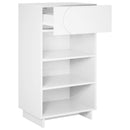 Sko skab 48 x 38 x 87,5 cm Konstrueret træ Hvid