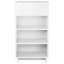 Sko skab 48 x 38 x 87,5 cm Konstrueret træ Hvid