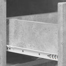 Sko skab 48 x 38 x 87,5 cm Konstrueret træ Betongrå