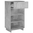 Sko skab 48 x 38 x 87,5 cm Konstrueret træ Betongrå