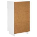 Sko skab 48 x 38 x 87,5 cm Konstrueret træ Hvid højglans