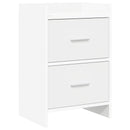 Sengeborde Hvid 40 x 30 x 60 cm Konstrueret træ