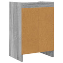 Sengeborde 2 pcs Grå Sonoma 40 x 30 x 60 cm Konstrueret træ