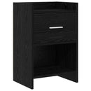 Sengeborde Sort eg 40 x 30 x 60 cm Konstrueret træ