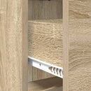 Sengeborde 2 pcs Sonoma-eg 40 x 30 x 60 cm Konstrueret træ