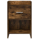 Sengeborde 2 pcs Røget eg 40 x 30 x 60 cm Konstrueret træ