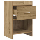 Sengeborde 2 pcs Artisan-eg 40 x 30 x 60 cm Konstrueret træ