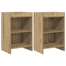 Sengeborde 2 pcs Artisan-eg 40 x 30 x 60 cm Konstrueret træ