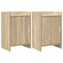 Sengeborde 2 pcs Sonoma-eg 40 x 30 x 60 cm Konstrueret træ