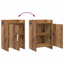 Sengeborde 2 pcs Gammelt træ 40 x 30 x 60 cm Konstrueret træ