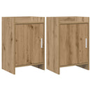 Sengeborde 2 pcs Artisan-eg 40 x 30 x 60 cm Konstrueret træ