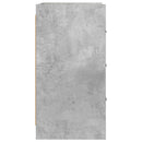 Sengeborde Betongrå 40 x 36 x 70 cm Konstrueret træ