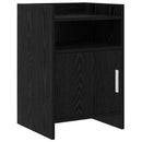 Sengeborde Sort eg 40 x 36 x 60 cm Konstrueret træ