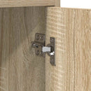 Sengeborde 2 stk. Sonoma-eg 40 x 36 x 60 cm Konstrueret træ