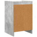 Sengeborde 2 pcs Betongrå 40 x 36 x 60 cm Konstrueret træ