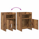Sengeborde 2 pcs Gammelt træ 40 x 36 x 60 cm Konstrueret træ