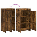 Sideboard Røget eg 40 x 36 x 80 cm Konstrueret træ