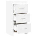 Sideboard Hvid 40 x 36 x 80 cm Konstrueret træ