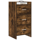 Sideboard Røget eg 40 x 36 x 80 cm Konstrueret træ