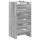 Sideboard Grå Sonoma 40 x 36 x 80 cm Konstrueret træ