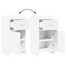 Sideboard Hvid 40 x 36 x 80 cm Konstrueret træ