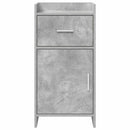 Sideboard Betongrå 40 x 36 x 80 cm Konstrueret træ