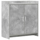 Sideboard Betongrå 72 x 36 x 80 cm Konstrueret træ