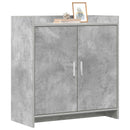 Sideboard Betongrå 72 x 36 x 80 cm Konstrueret træ