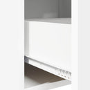 Sideboard Hvid 75 x 33 x 80 cm Konstrueret træ