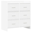 Sideboard Hvid 75 x 33 x 80 cm Konstrueret træ