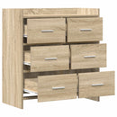 Sideboard Sonoma-eg 75 x 33 x 80 cm Konstrueret træ