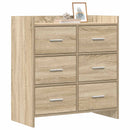 Sideboard Sonoma-eg 75 x 33 x 80 cm Konstrueret træ