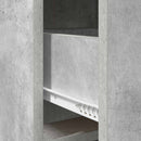 Sideboard Betongrå 75 x 33 x 80 cm Konstrueret træ