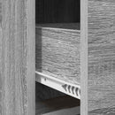 Sideboard Grå Sonoma 75 x 33 x 80 cm Konstrueret træ