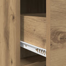 Sideboard Artisan-eg 75 x 33 x 80 cm Konstrueret træ
