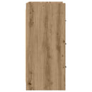 Sideboard Artisan-eg 75 x 33 x 80 cm Konstrueret træ