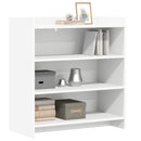 Sideboard Hvid 75 x 36 x 80 cm Konstrueret træ