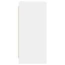 Sideboard Hvid 75 x 36 x 80 cm Konstrueret træ