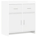 Sideboard Hvid 75 x 36 x 80 cm Konstrueret træ