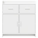 Sideboard Hvid 75 x 36 x 80 cm Konstrueret træ