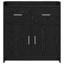Sideboard Sort eg 75 x 36 x 80 cm Konstrueret træ